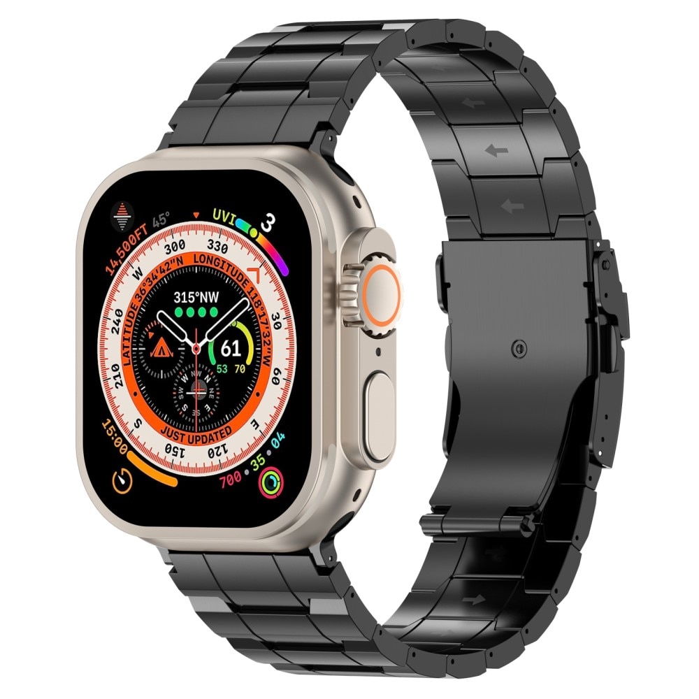 Elevate Titanium Armband Apple Watch SE 40mm zwart