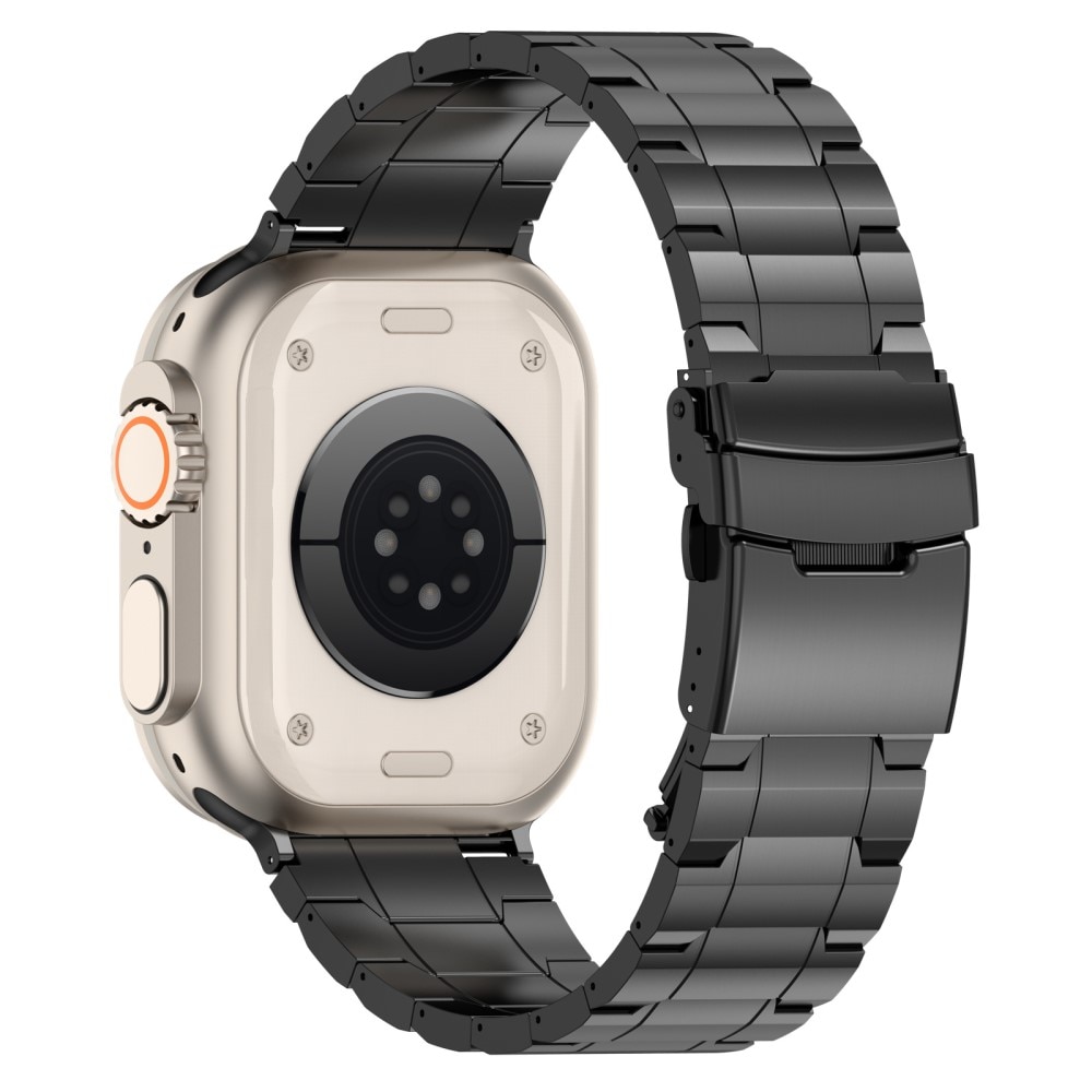 Elevate Titanium Armband Apple Watch 38mm zwart