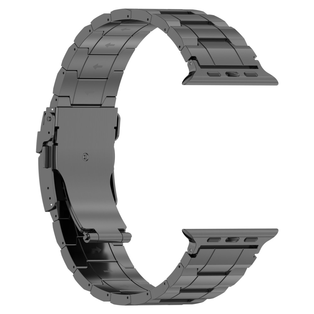 Elevate Titanium Armband Apple Watch 41mm Series 7 grijs