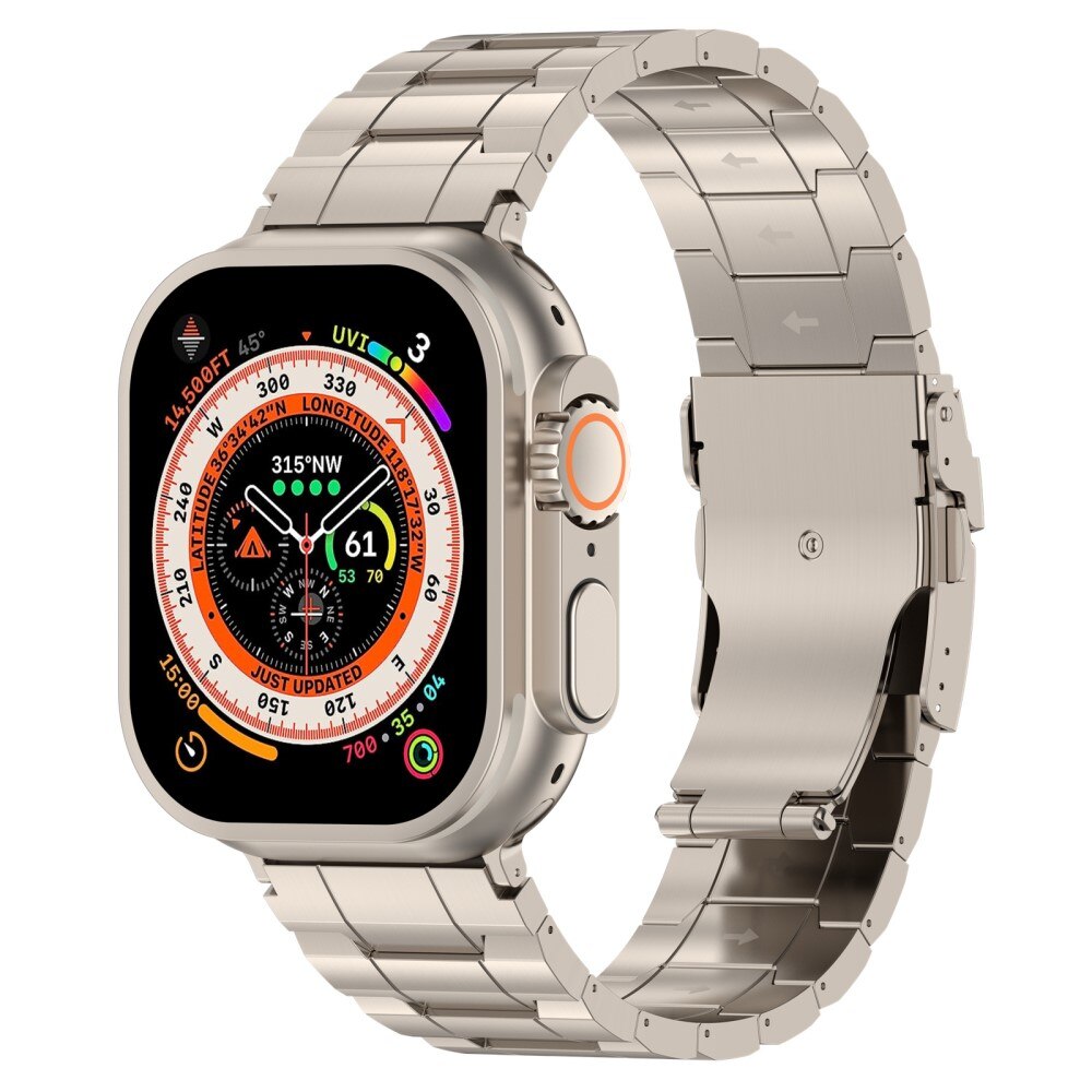 Elevate Titanium Armband Apple Watch 41mm Series 7 titan