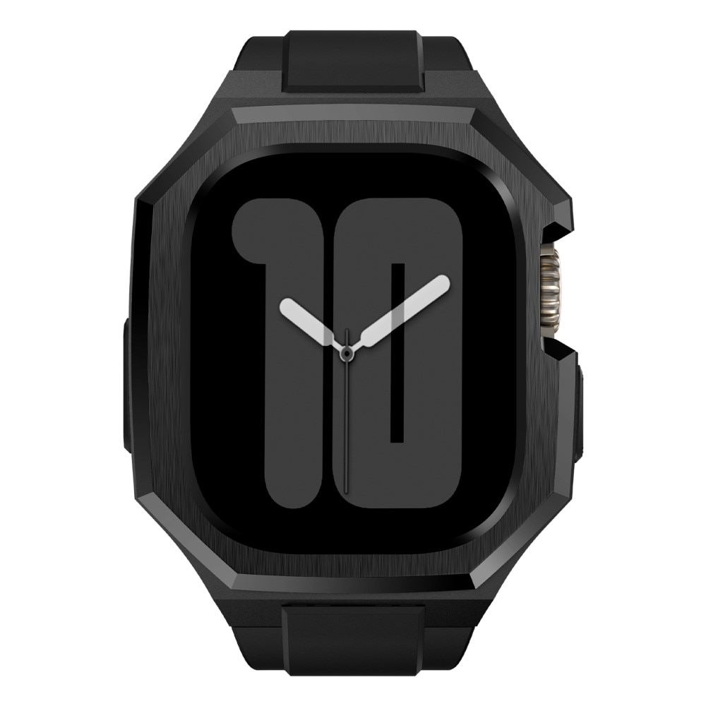 Apple Watch Ultra 2 49mm Stainless Steel Hoesje + Armband zwart