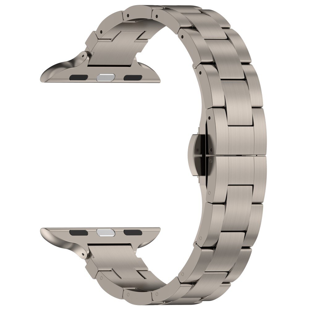 Smal Titanium Bandje Apple Watch 45mm Series 9 titan