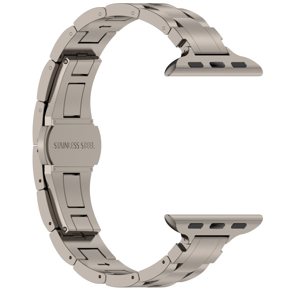 Smal Titanium Bandje Apple Watch 45mm Series 9 titan