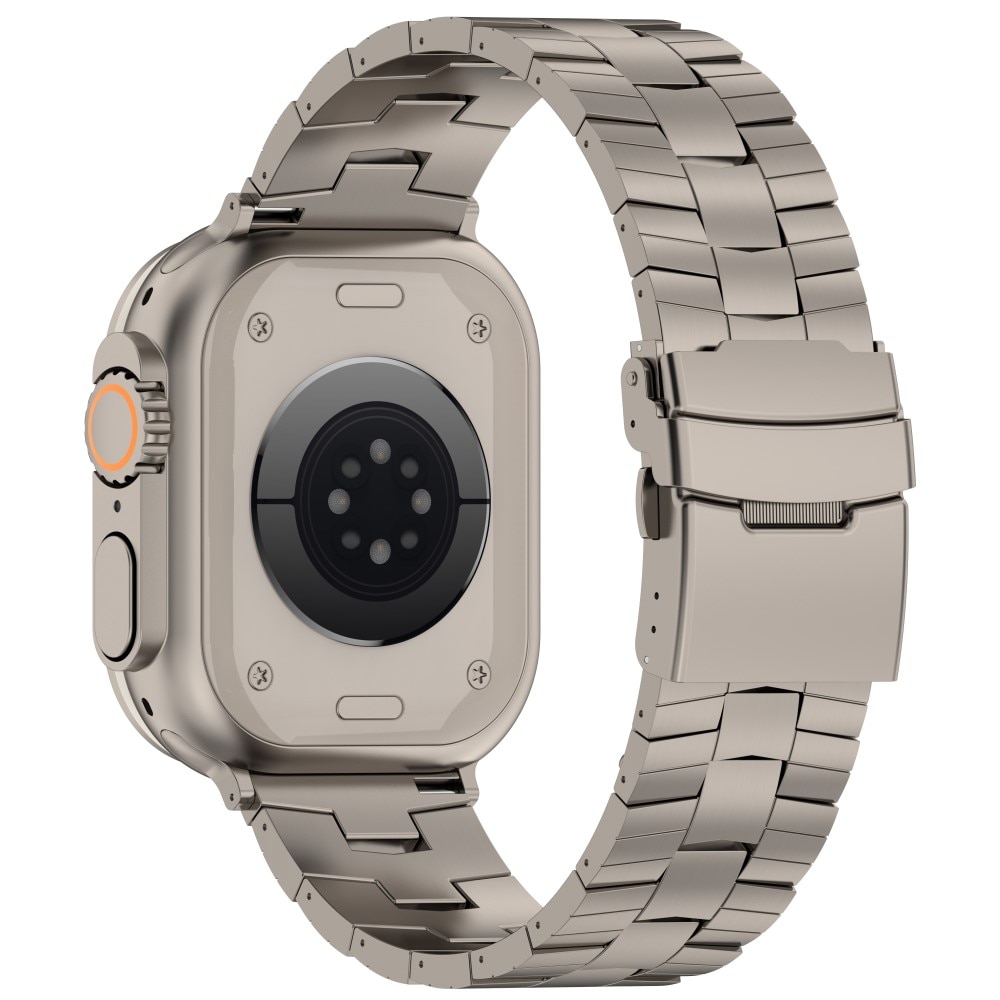 Race Titanium Armband Apple Watch 41mm Series 9 grijs