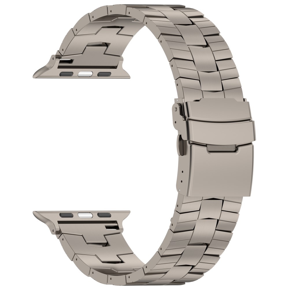 Race Titanium Armband Apple Watch 41mm Series 9 grijs