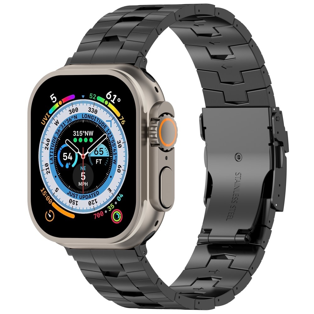 Race Titanium Armband Apple Watch SE 44mm zwart