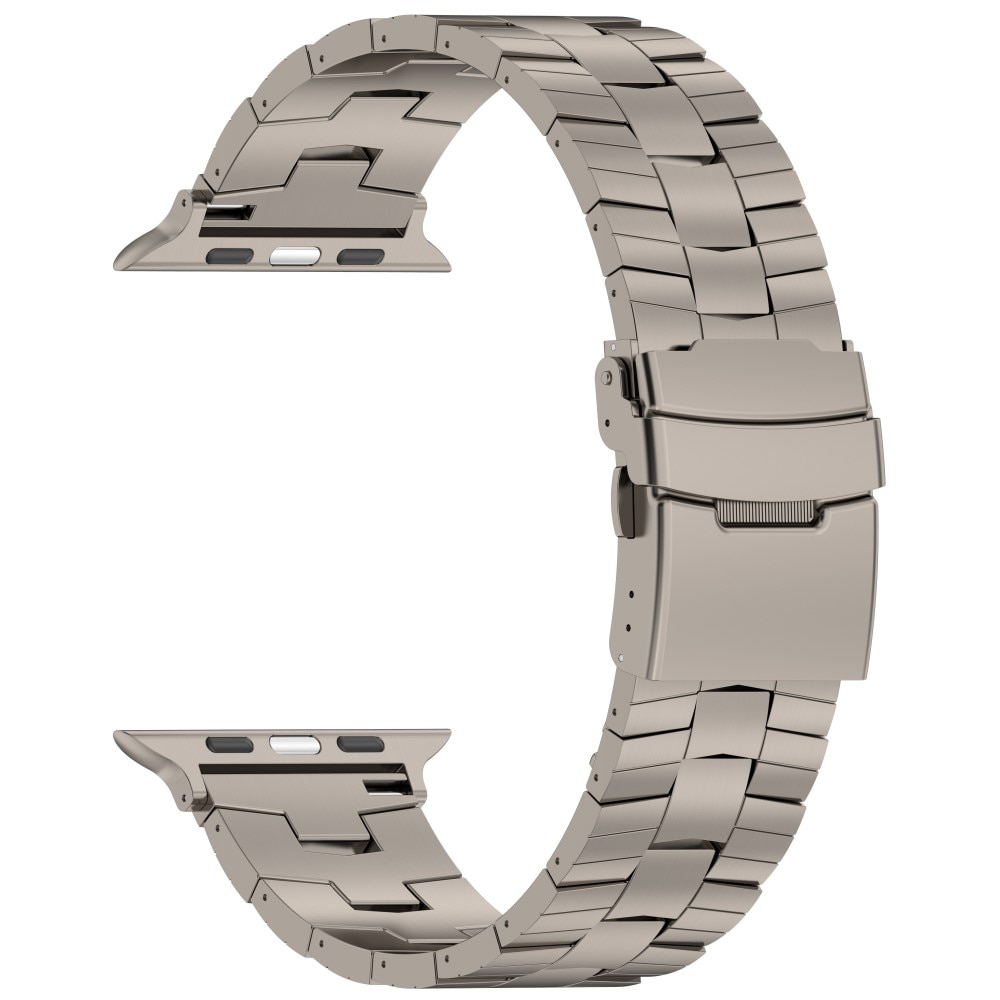 Race Titanium Armband Apple Watch 44mm grijs