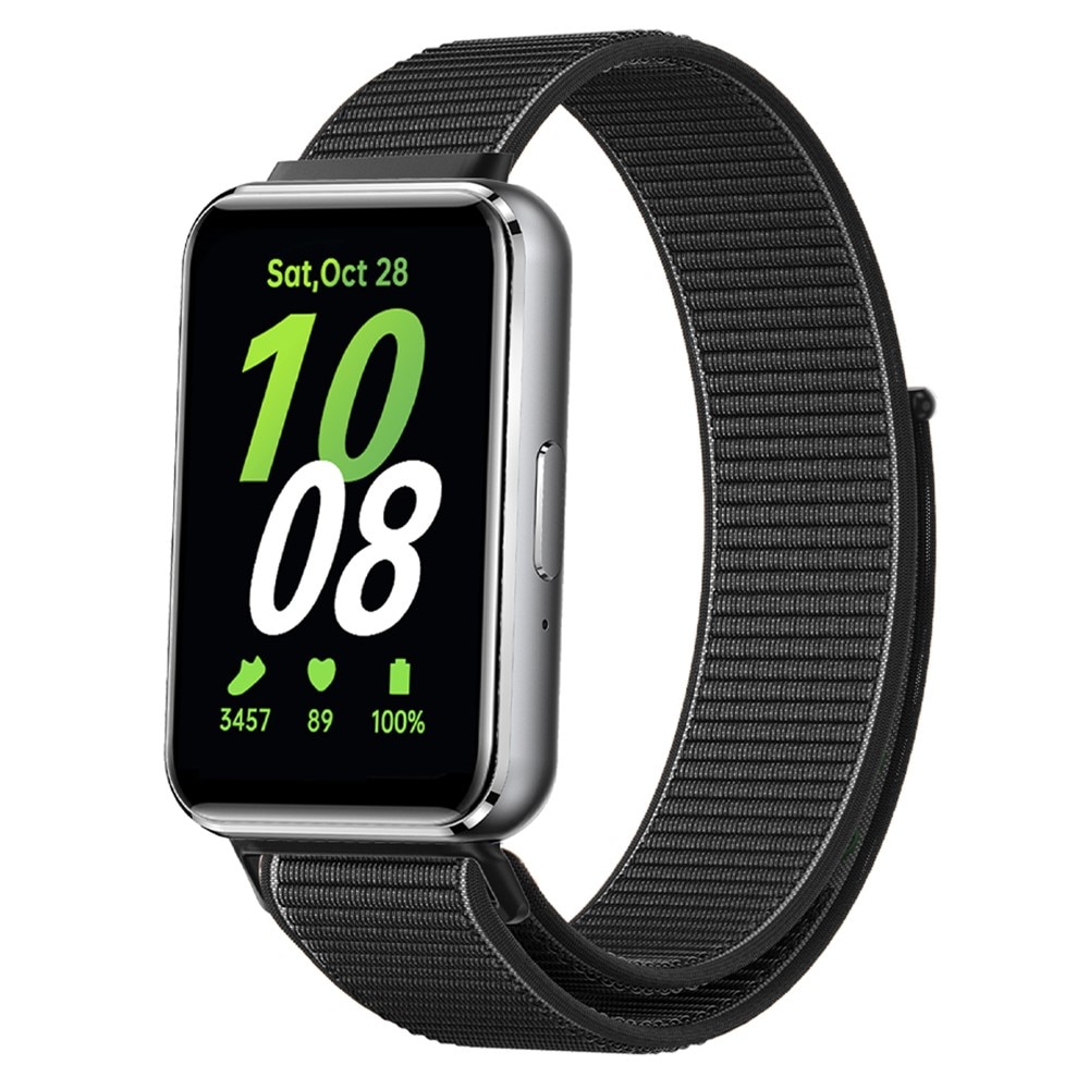 Samsung Galaxy Fit 3 Nylon bandje zwart