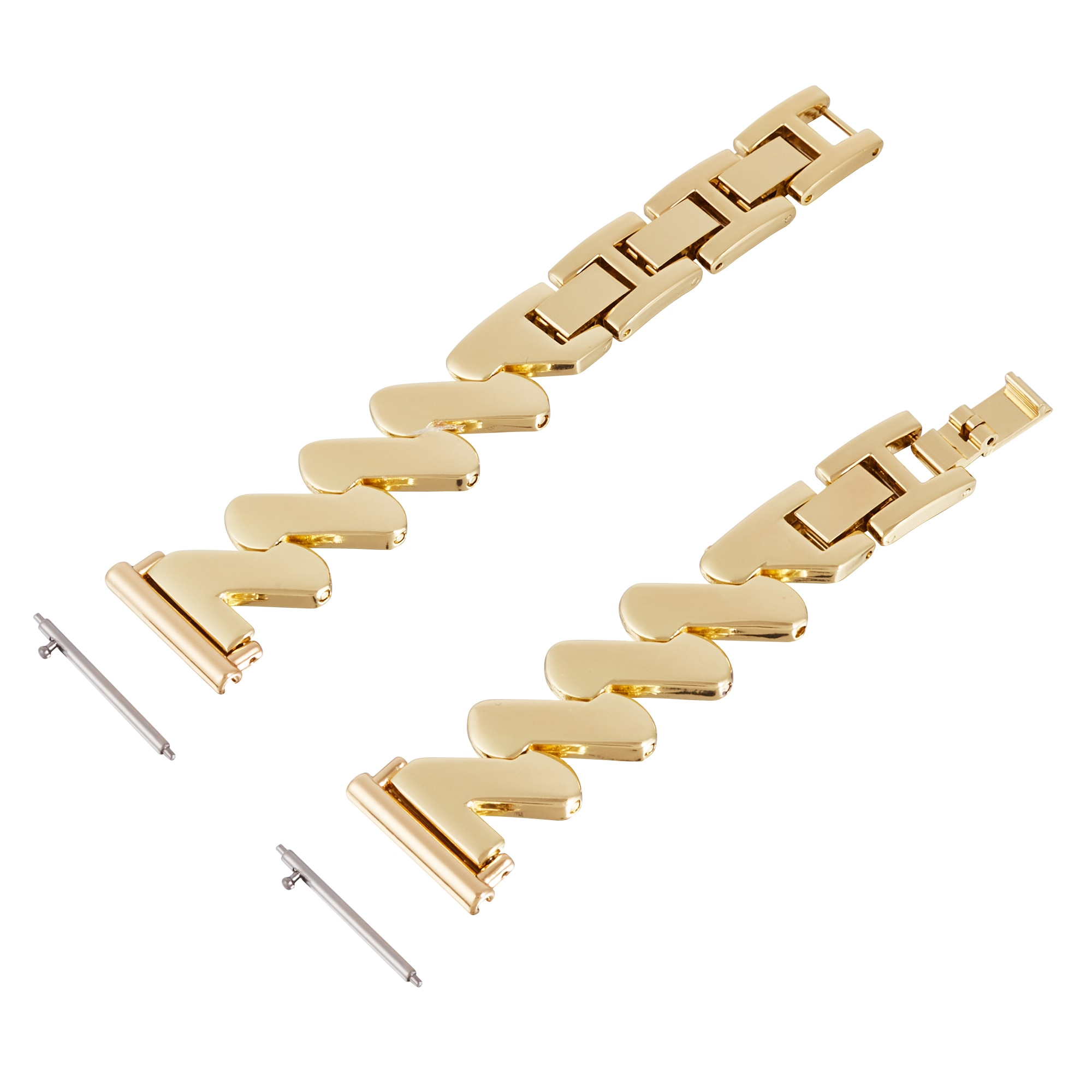 Universal 18mm Golvende Metalen Armband goud