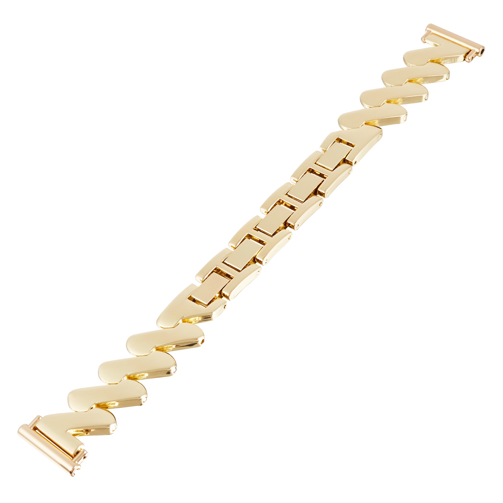 Universal 20mm Golvende Metalen Armband goud