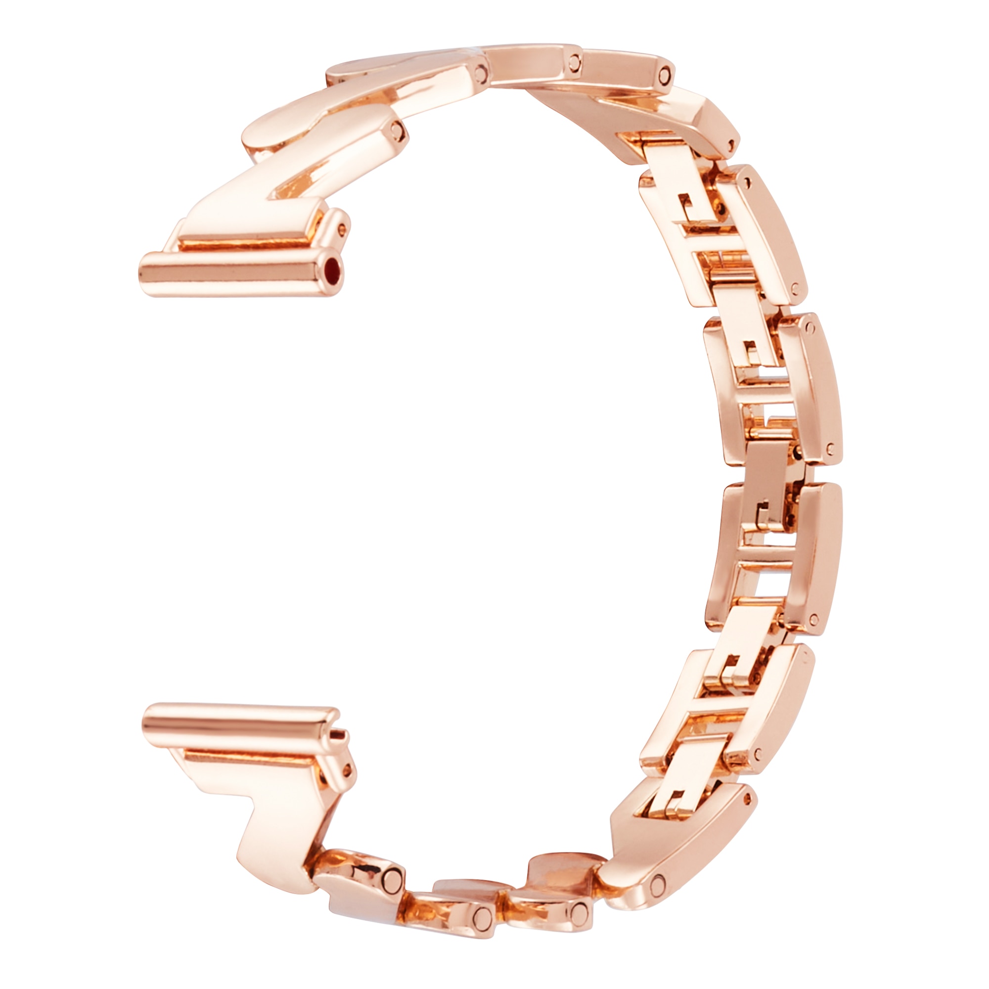 Universal 20mm Golvend Metalen Armband rosé goud