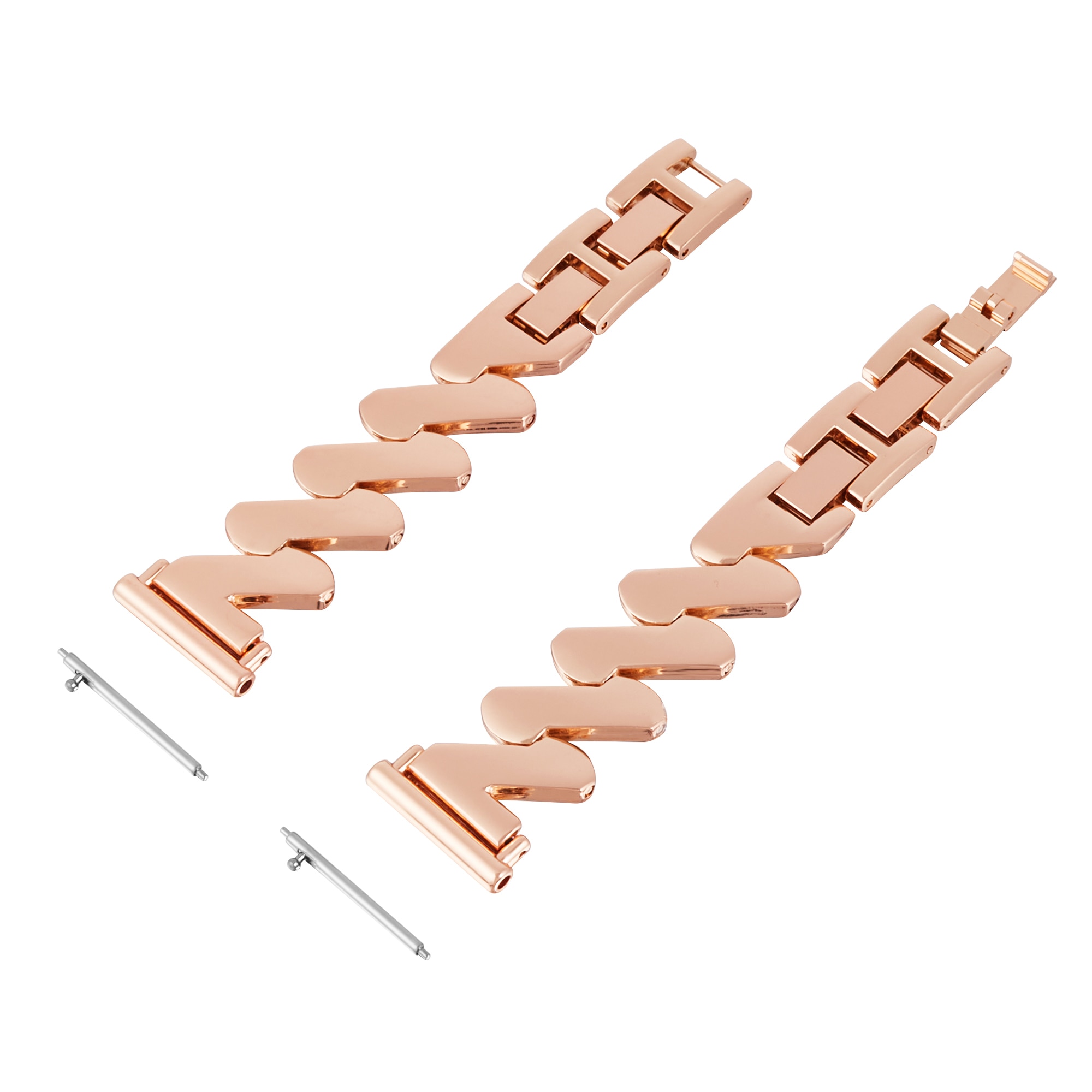 Universal 18mm Golvende Metalen Armband rosé goud