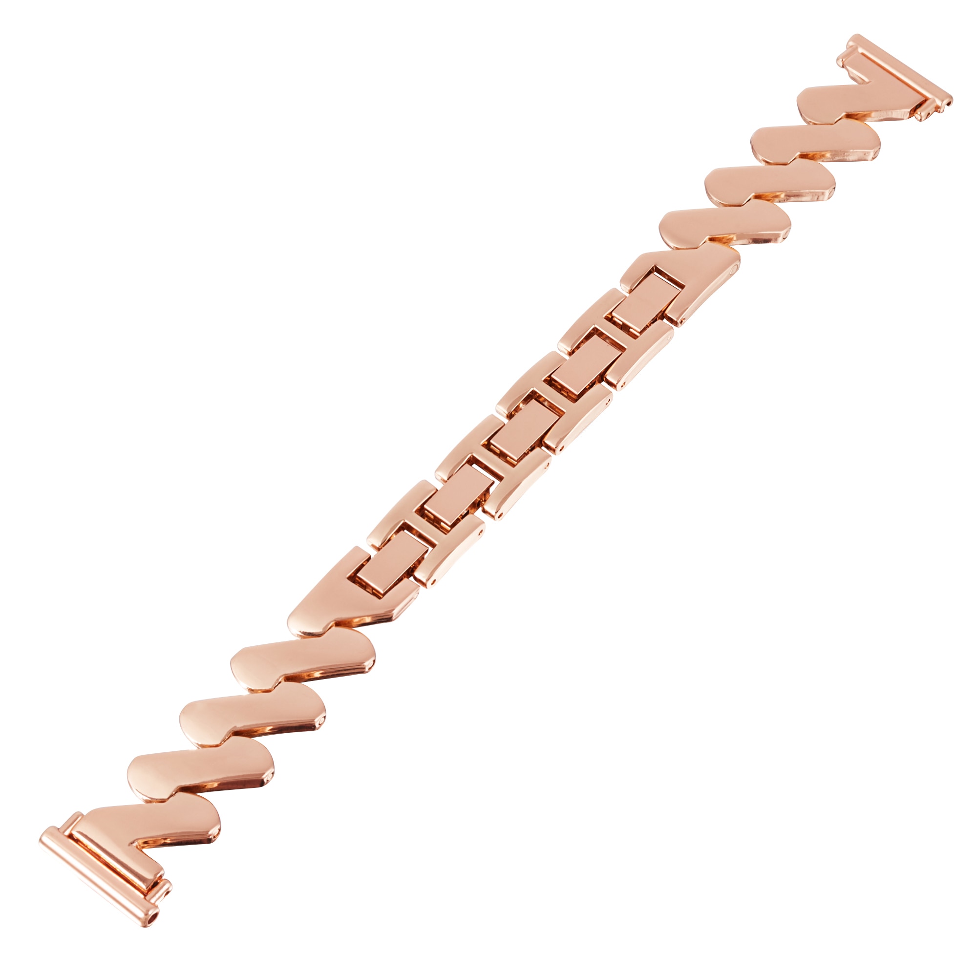 Universal 18mm Golvende Metalen Armband rosé goud