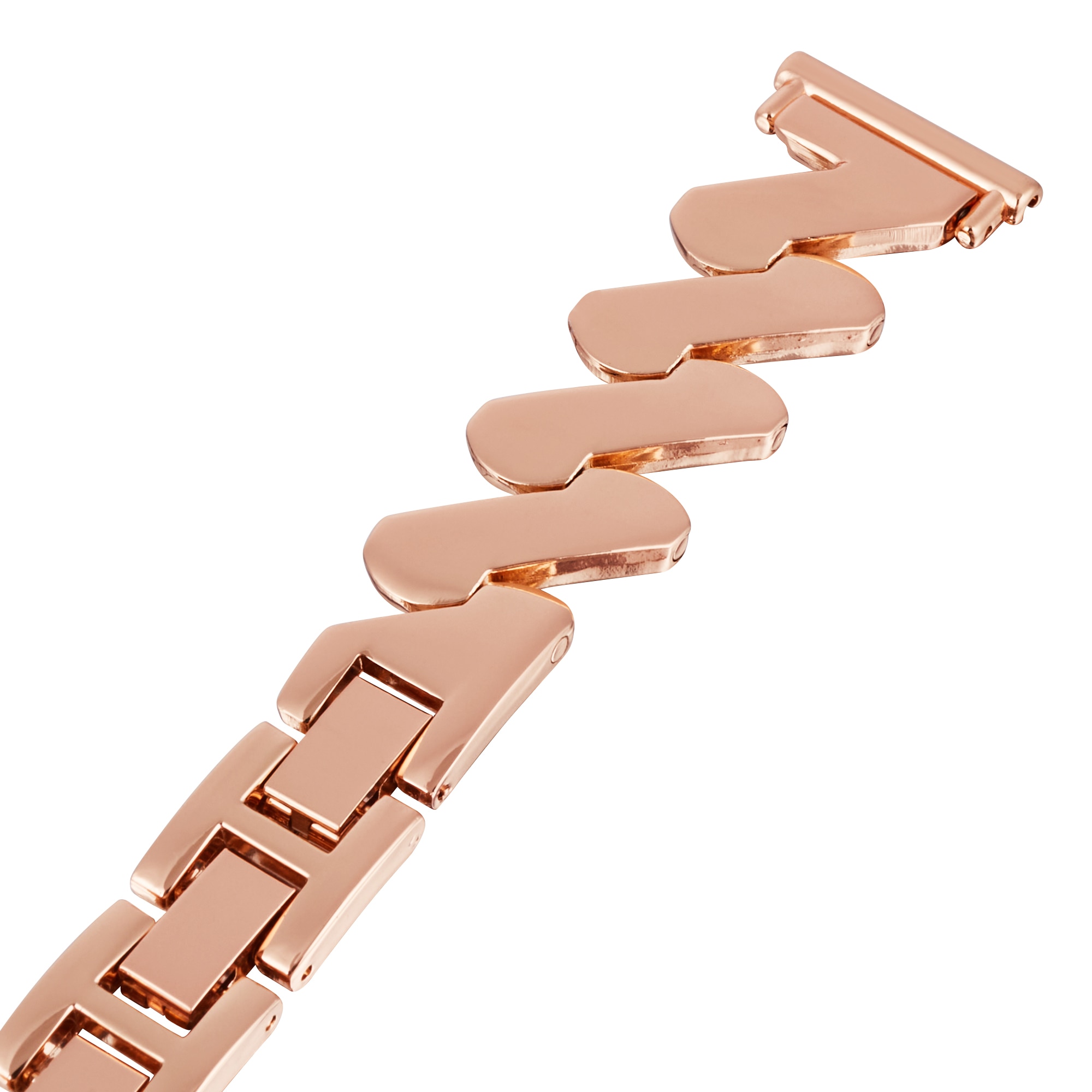 Universal 18mm Golvende Metalen Armband rosé goud