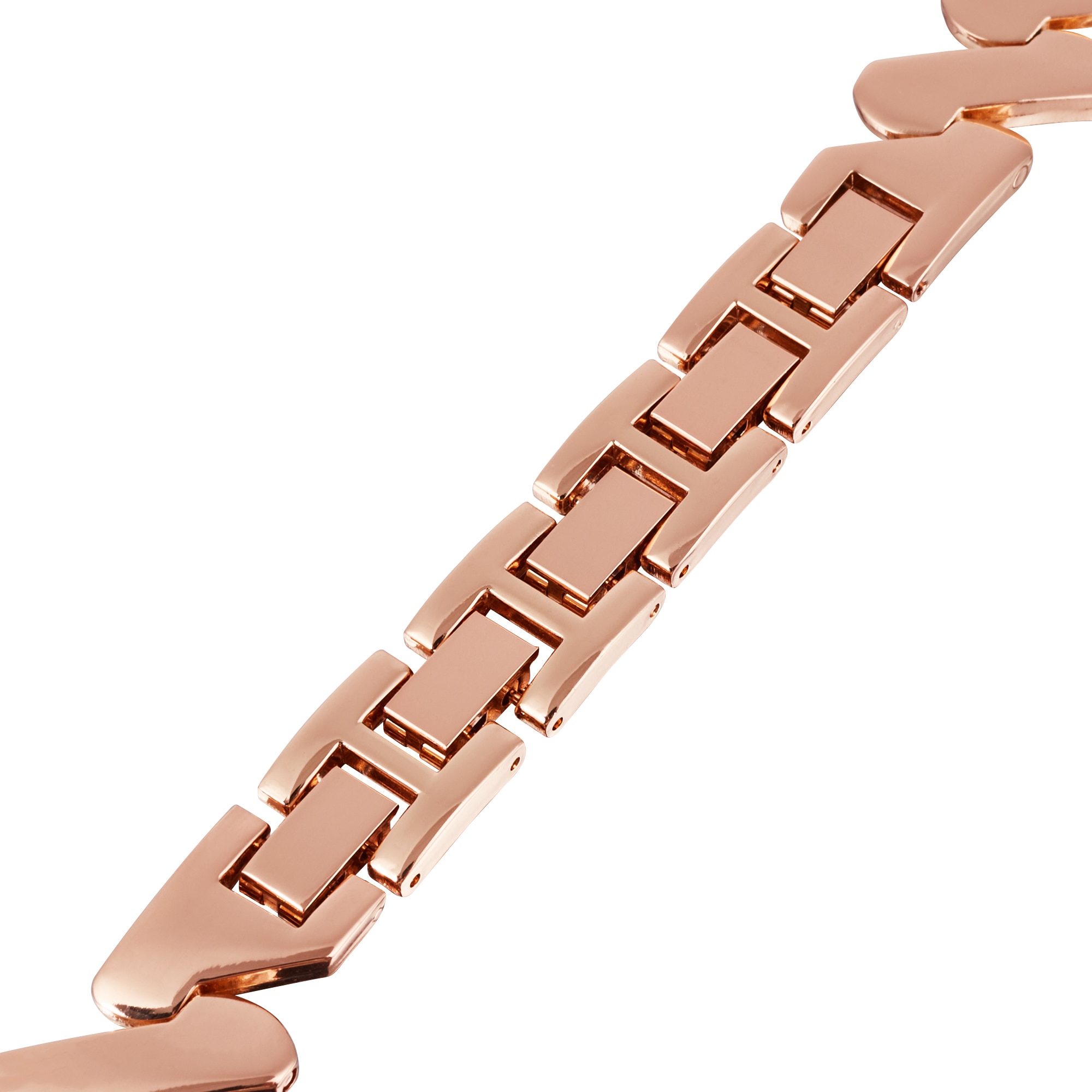 Universal 18mm Golvende Metalen Armband rosé goud