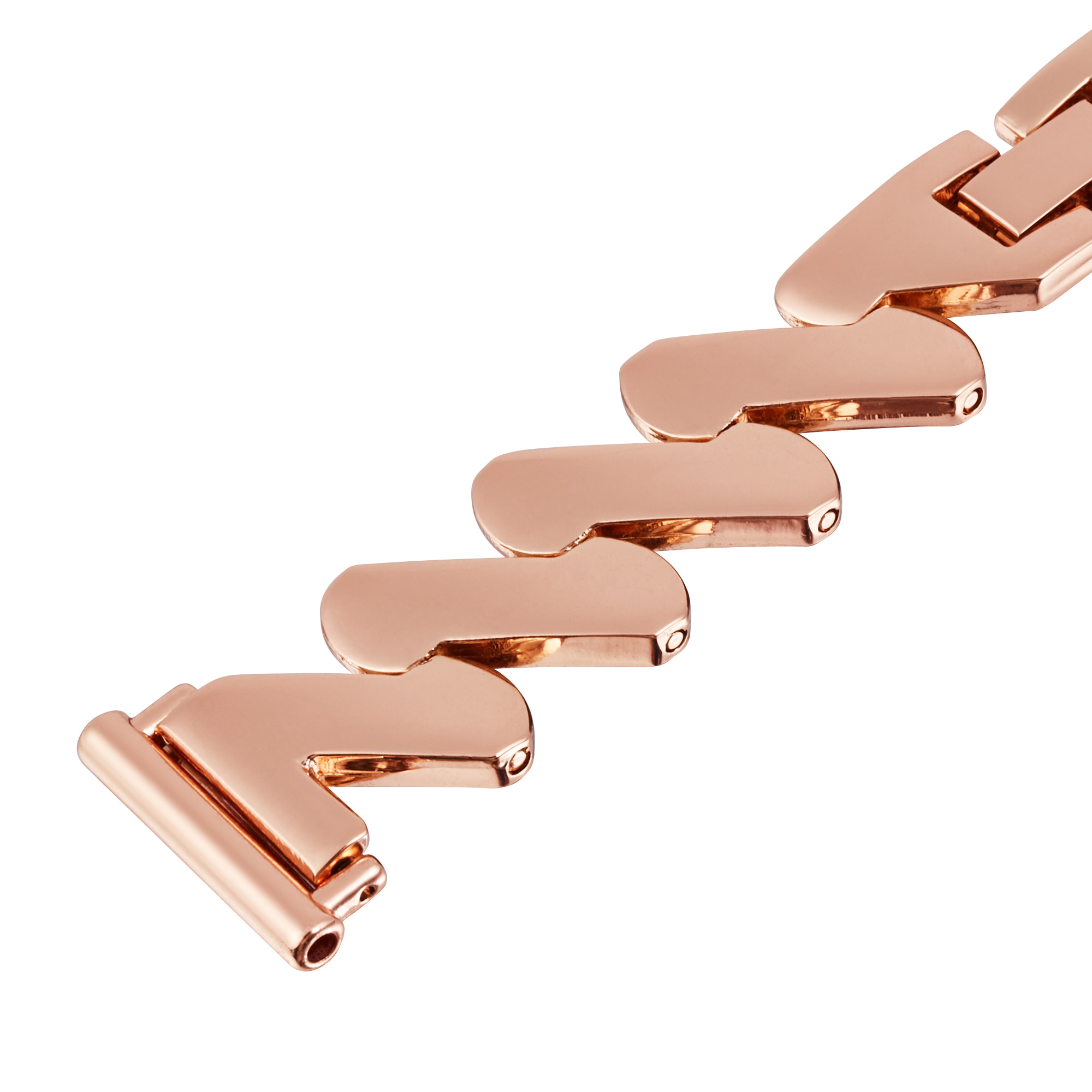 Universal 18mm Golvende Metalen Armband rosé goud