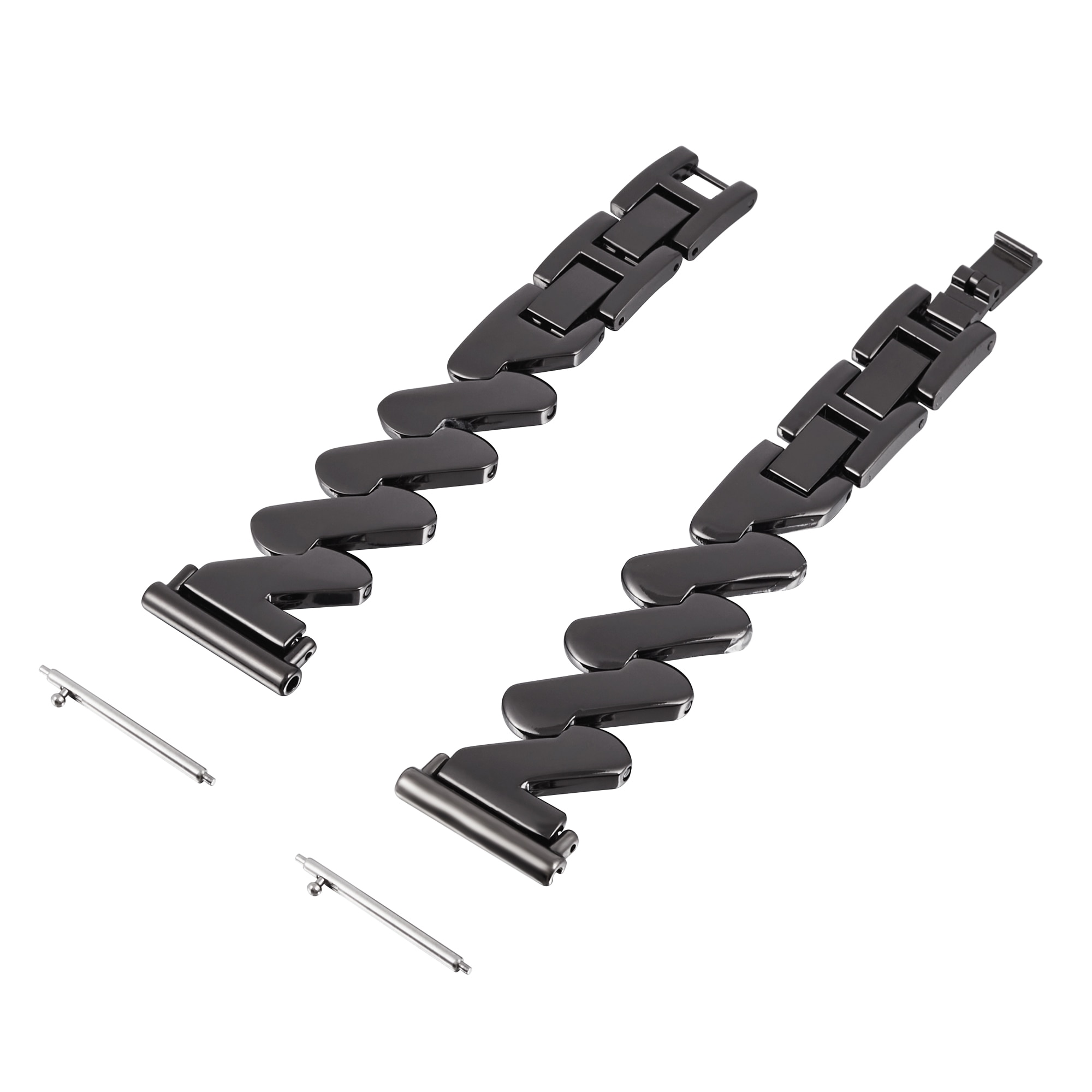Withings Steel HR 36mm Golvende Metalen Armband zwart