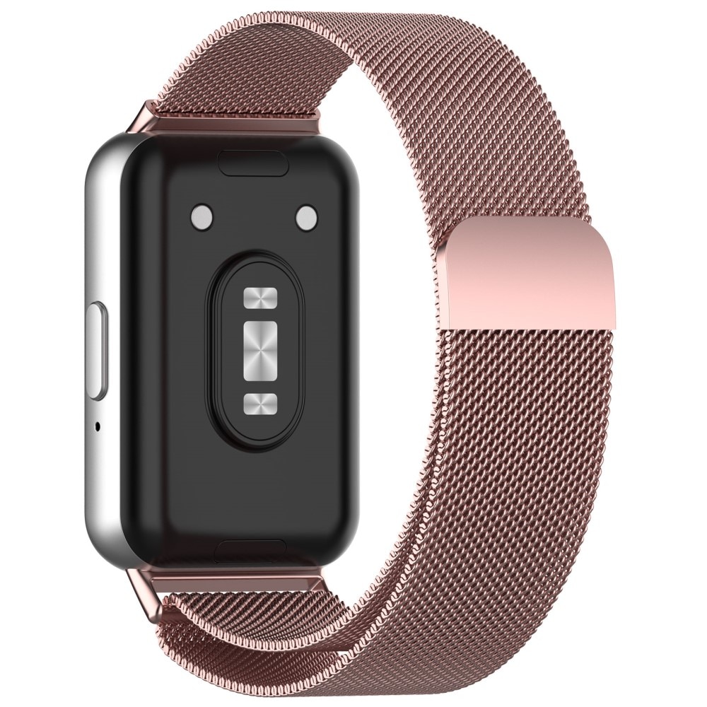 Samsung Galaxy Fit 3 Milanese bandje roze goud