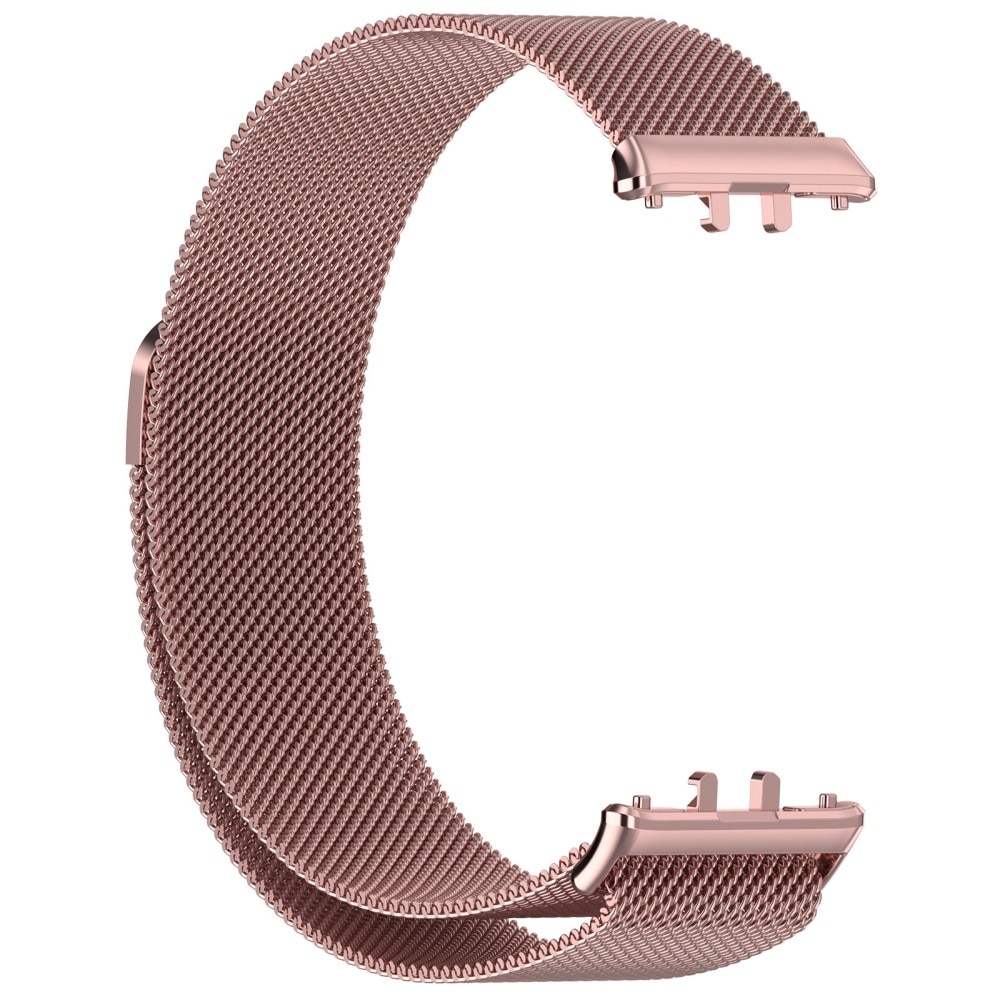 Samsung Galaxy Fit 3 Milanese bandje Roze goud