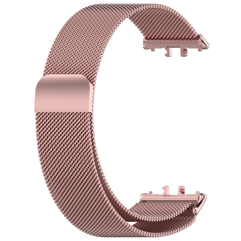 Samsung Galaxy Fit 3 Milanese bandje Roze goud