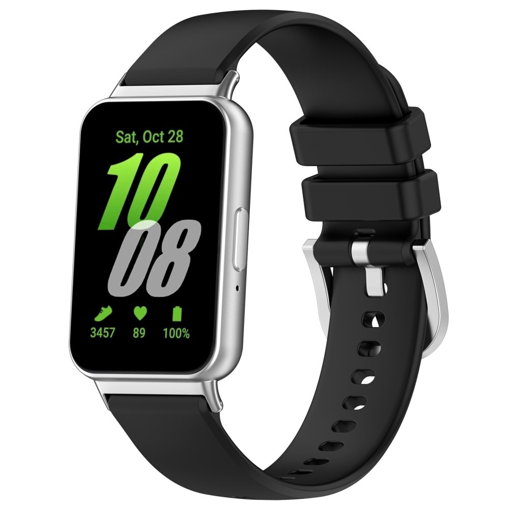 Samsung Galaxy Fit 3 Siliconen bandje, zwart