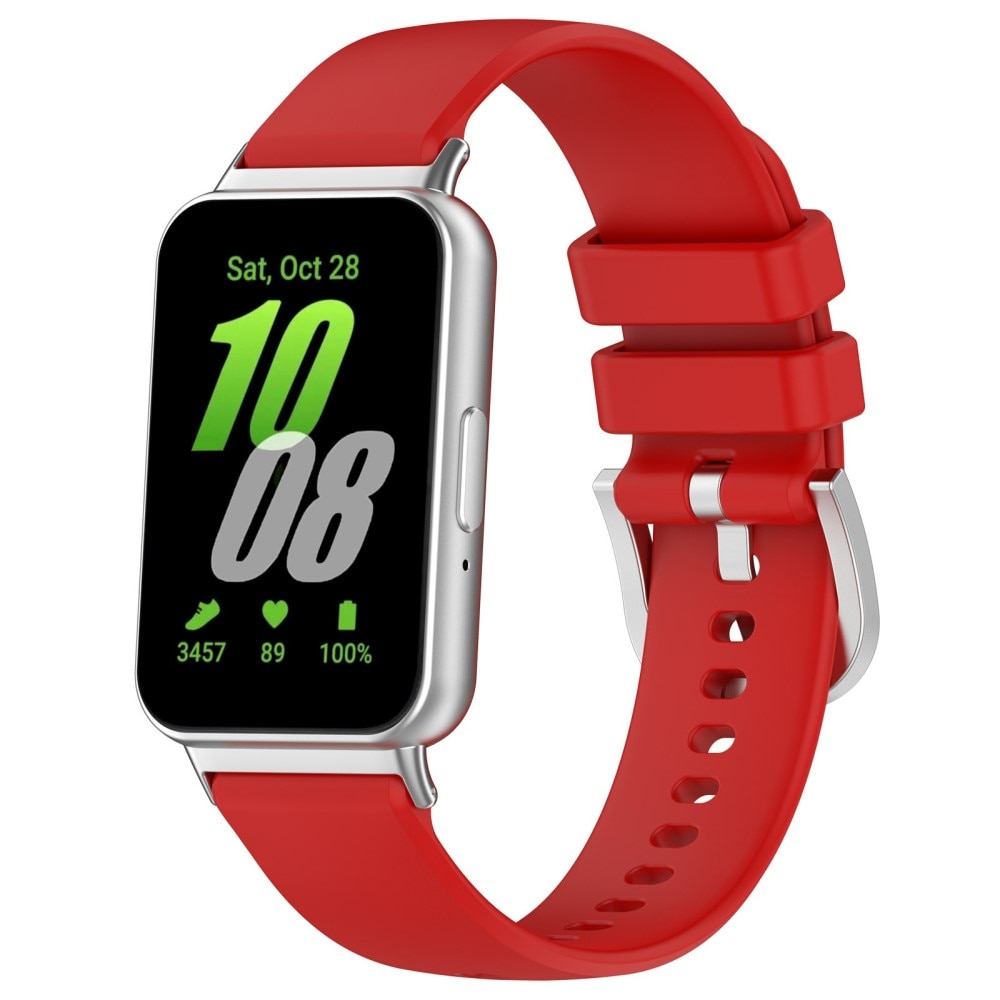 Samsung Galaxy Fit 3 Siliconen bandje, rood