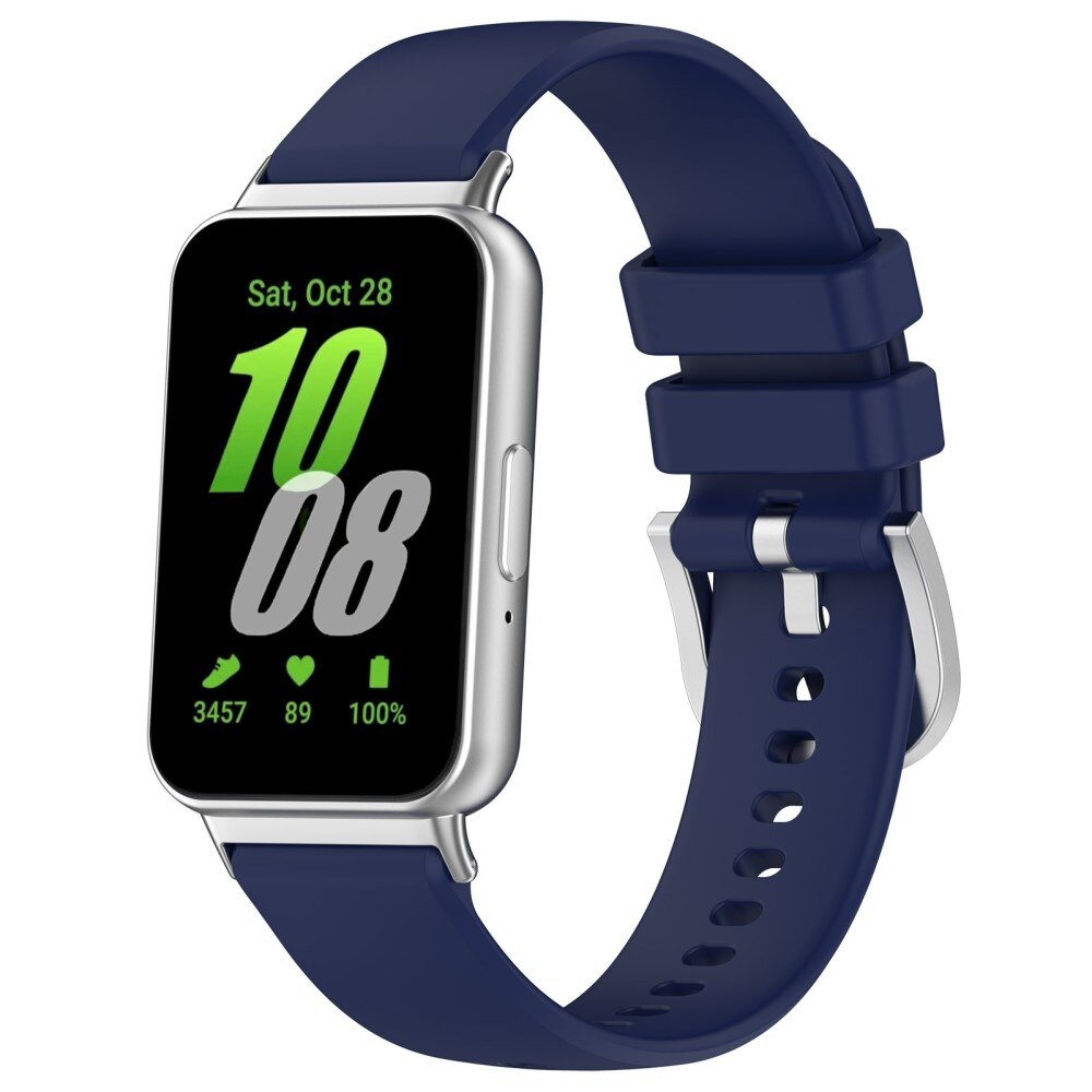 Samsung Galaxy Fit 3 Siliconen bandje, donkerblauw