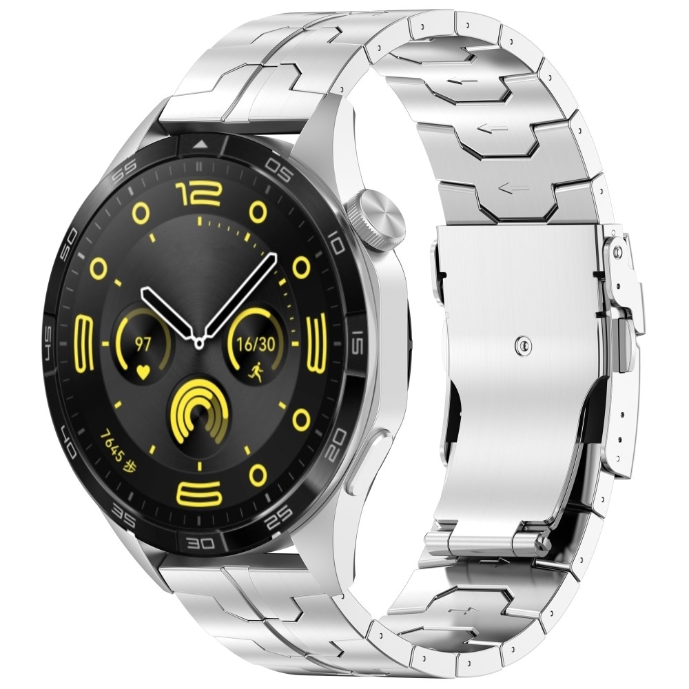 Race Titanium Armband Huawei Watch GT 4 46mm zilver