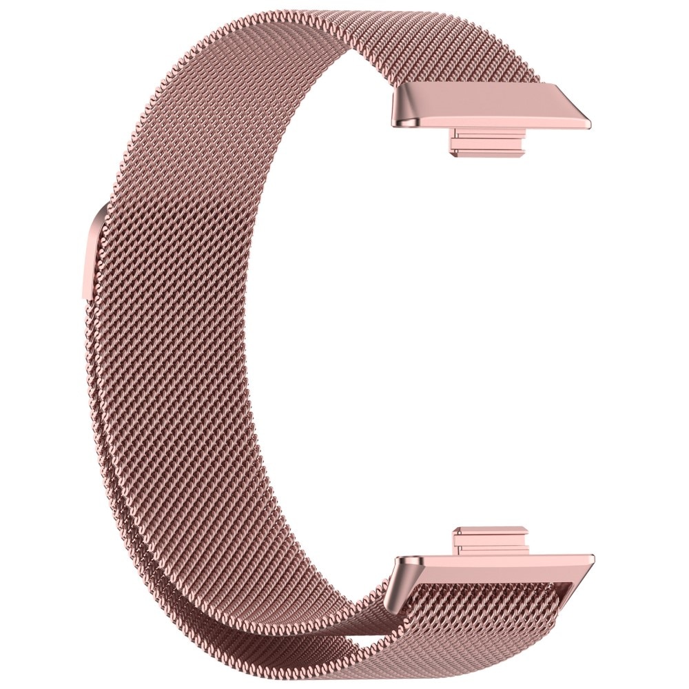 Huawei Watch Fit 4 Pro Milanese bandje Roze goud