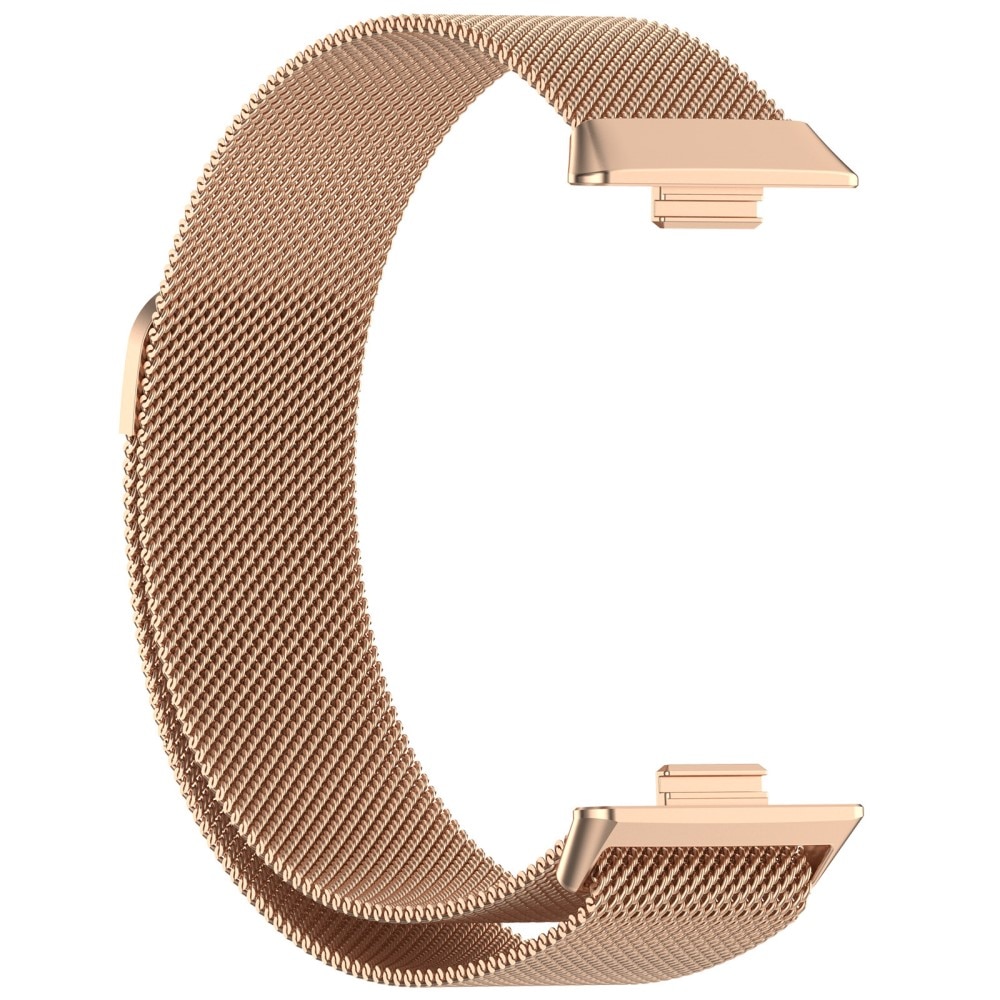 Huawei Watch Fit 4 Milanese bandje Rosé goud