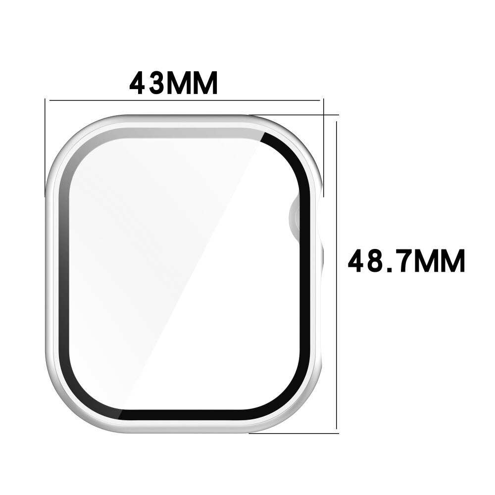 Full Cover Case Apple Watch Series 10 46mm Transparant