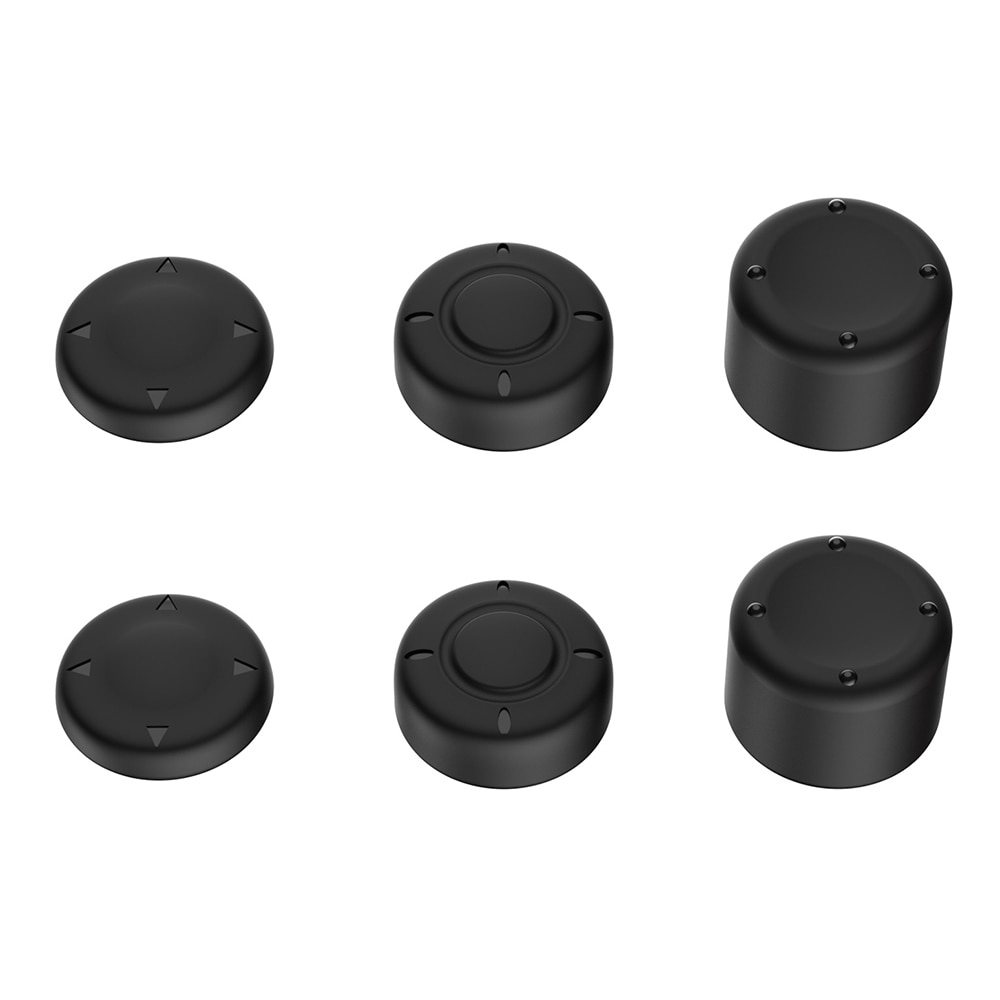 Joystick Knopbescherming Silicone voor Nintendo Switch 2 (6-pack) zwart