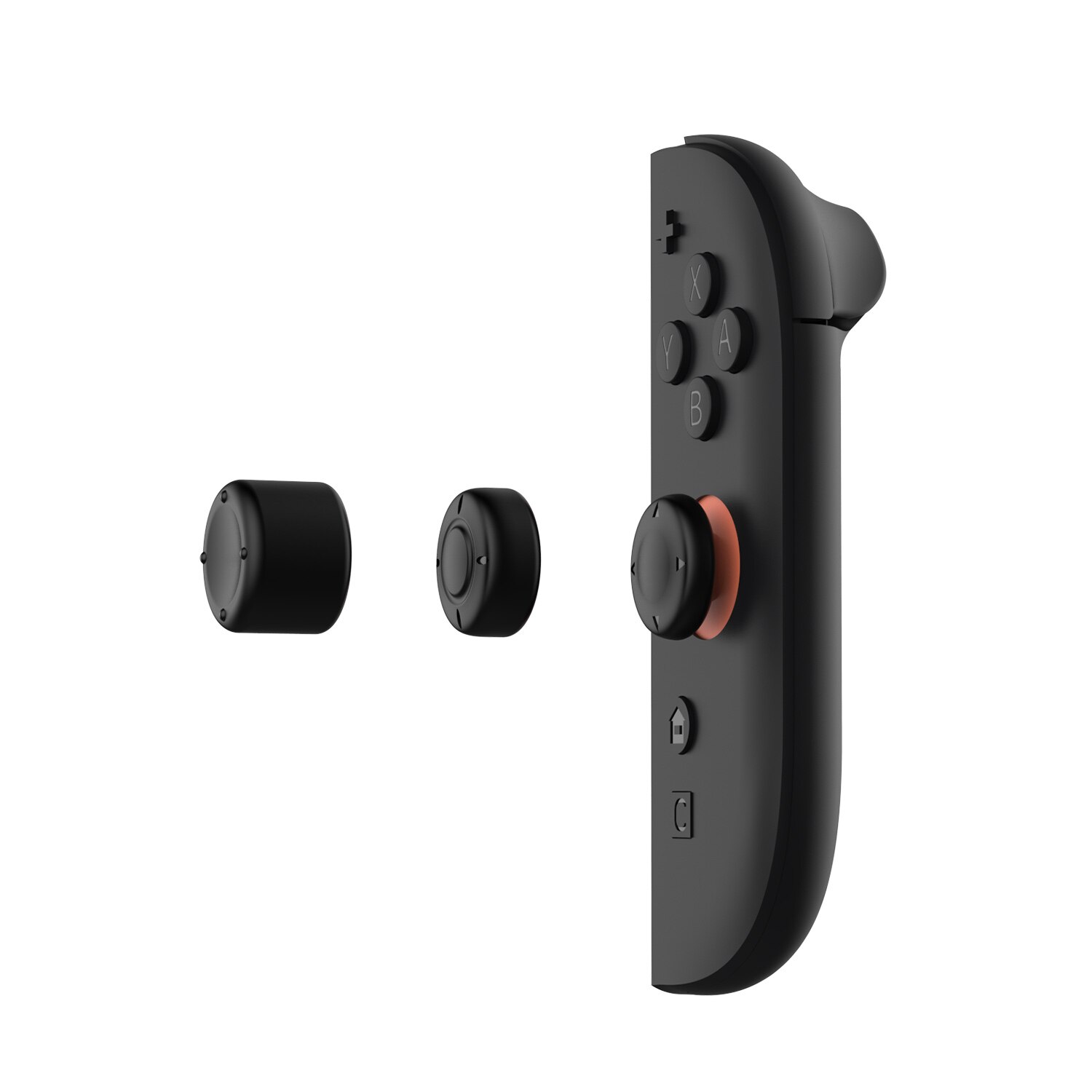Joystick Knopbescherming Silicone voor Nintendo Switch 2 (6-pack) zwart