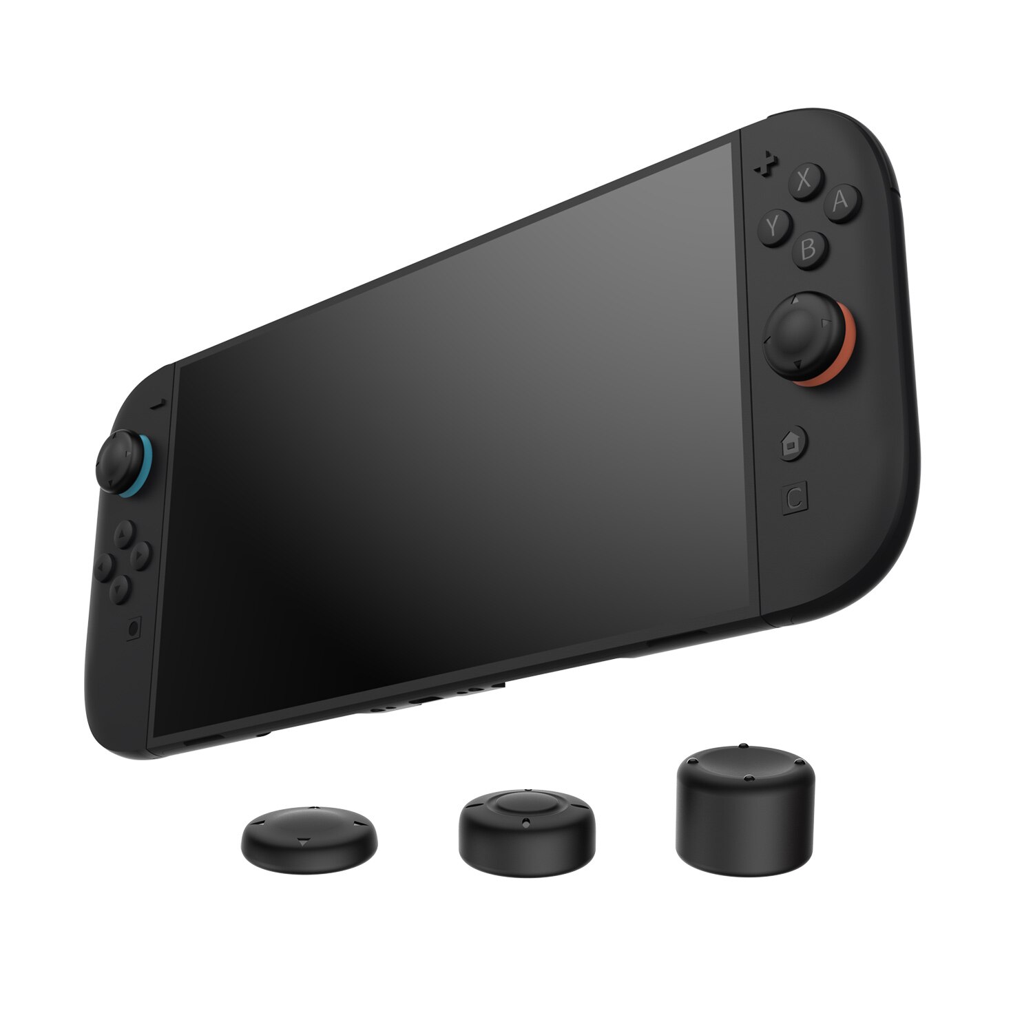 Joystick Knopbescherming Silicone voor Nintendo Switch 2 (6-pack) zwart