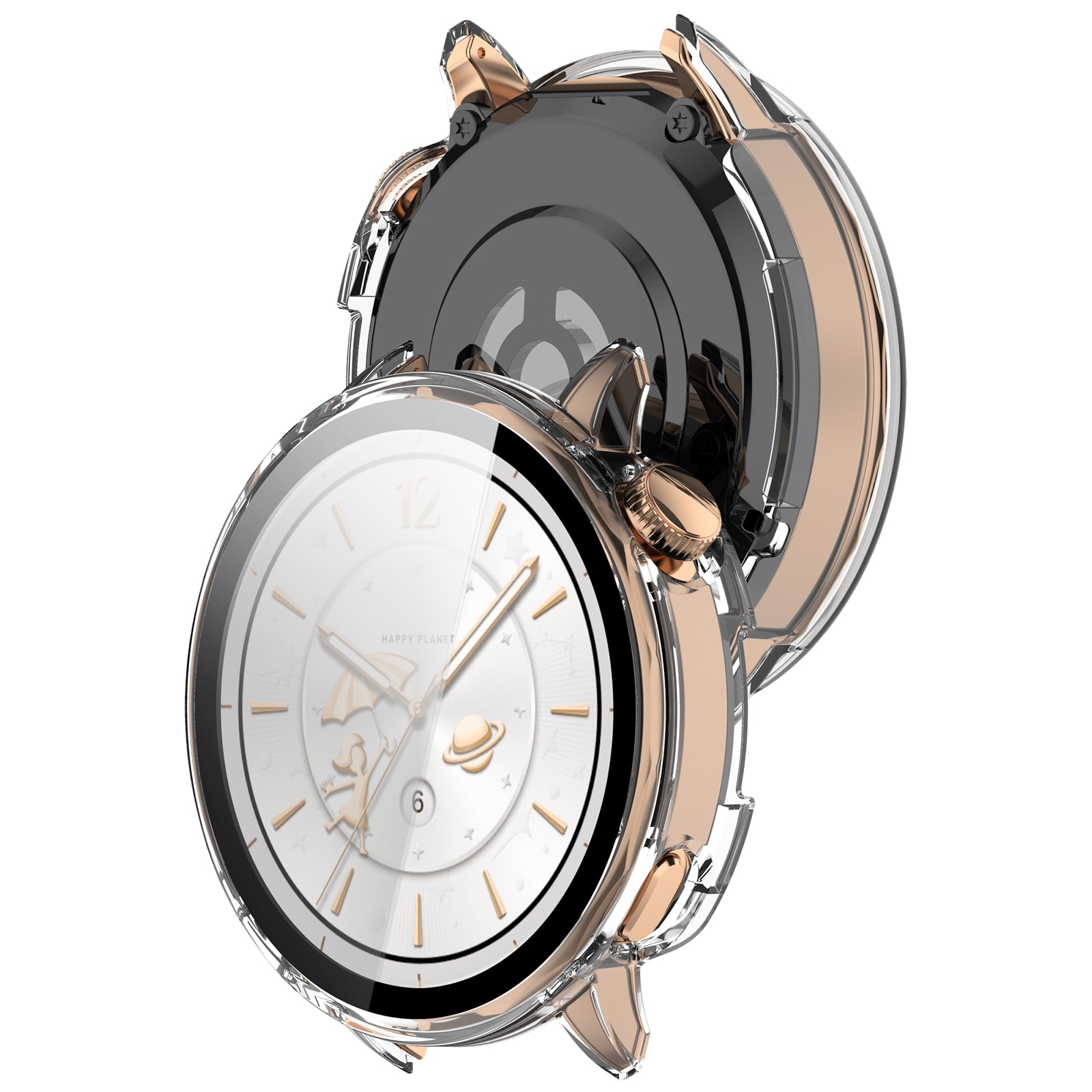 Full Cover Case  OnePlus Watch 3 43mm Transparant