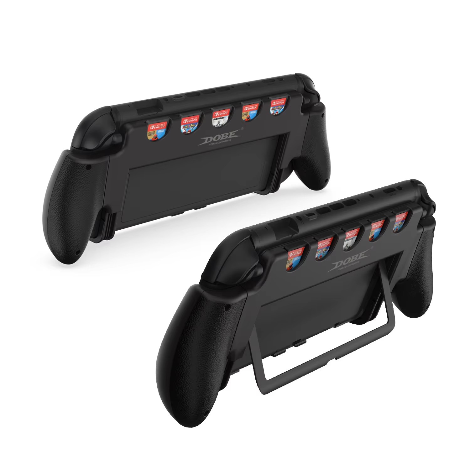 Grip met spelkaartopslag Nintendo Switch 2  Zwart