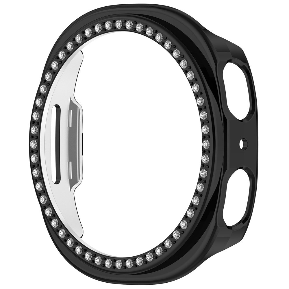Samsung Galaxy Watch 8 44mm Rhinestone Hardcase Zwart