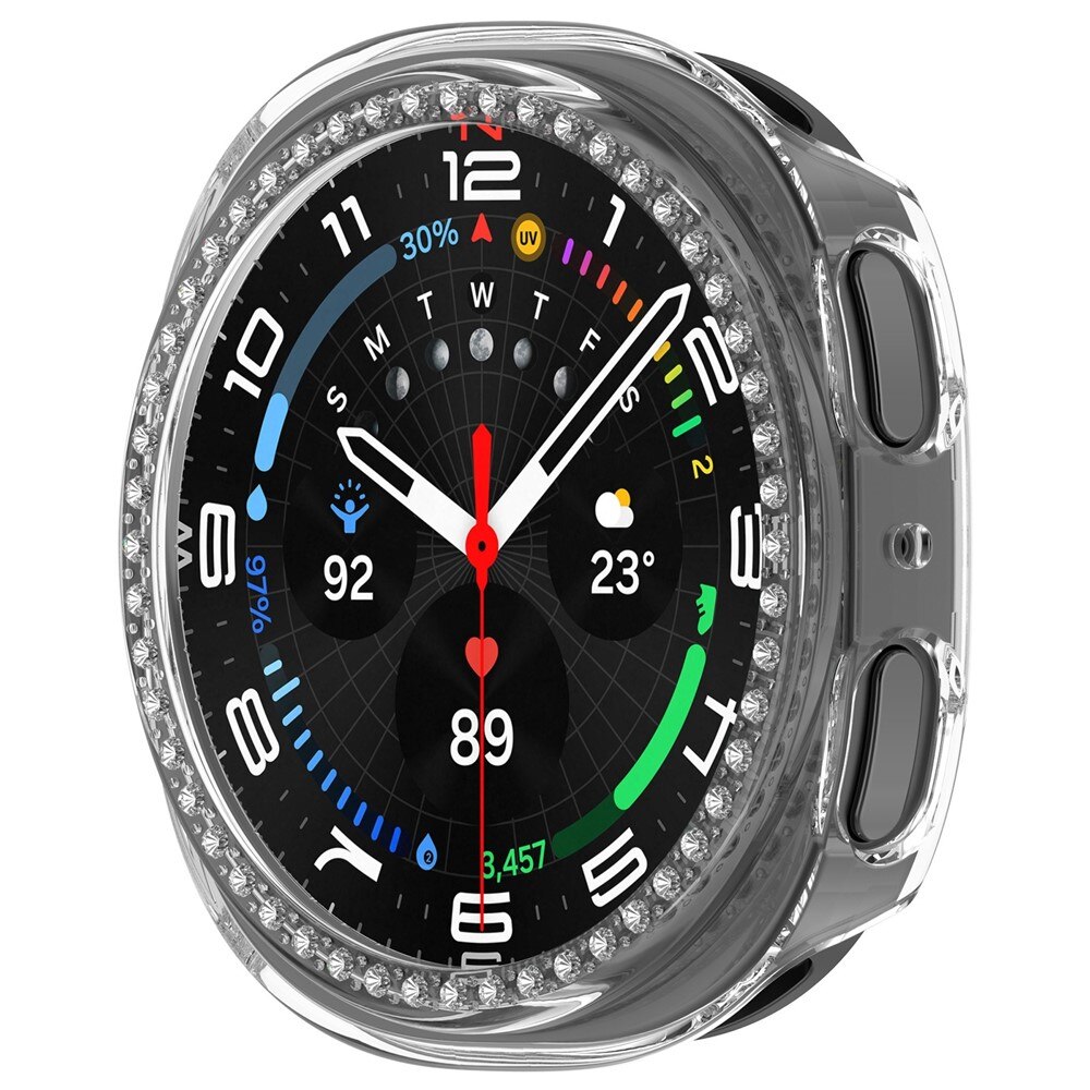 Samsung Galaxy Watch 8 44mm Rhinestone Hardcase Transparant