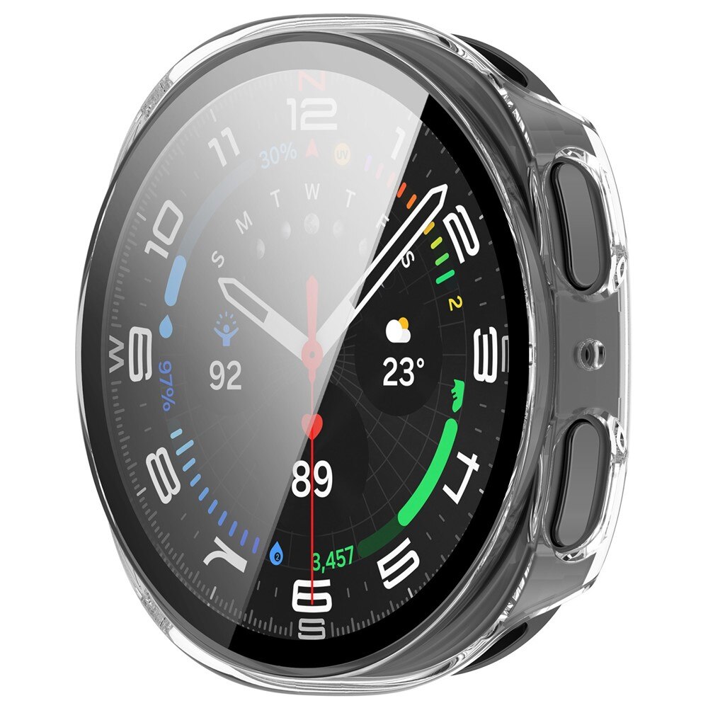 Full Cover Case Samsung Galaxy Watch 8 44mm Transparant