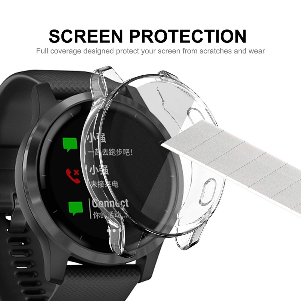 Full-cover Case Garmin Vivoactive 4 transparant