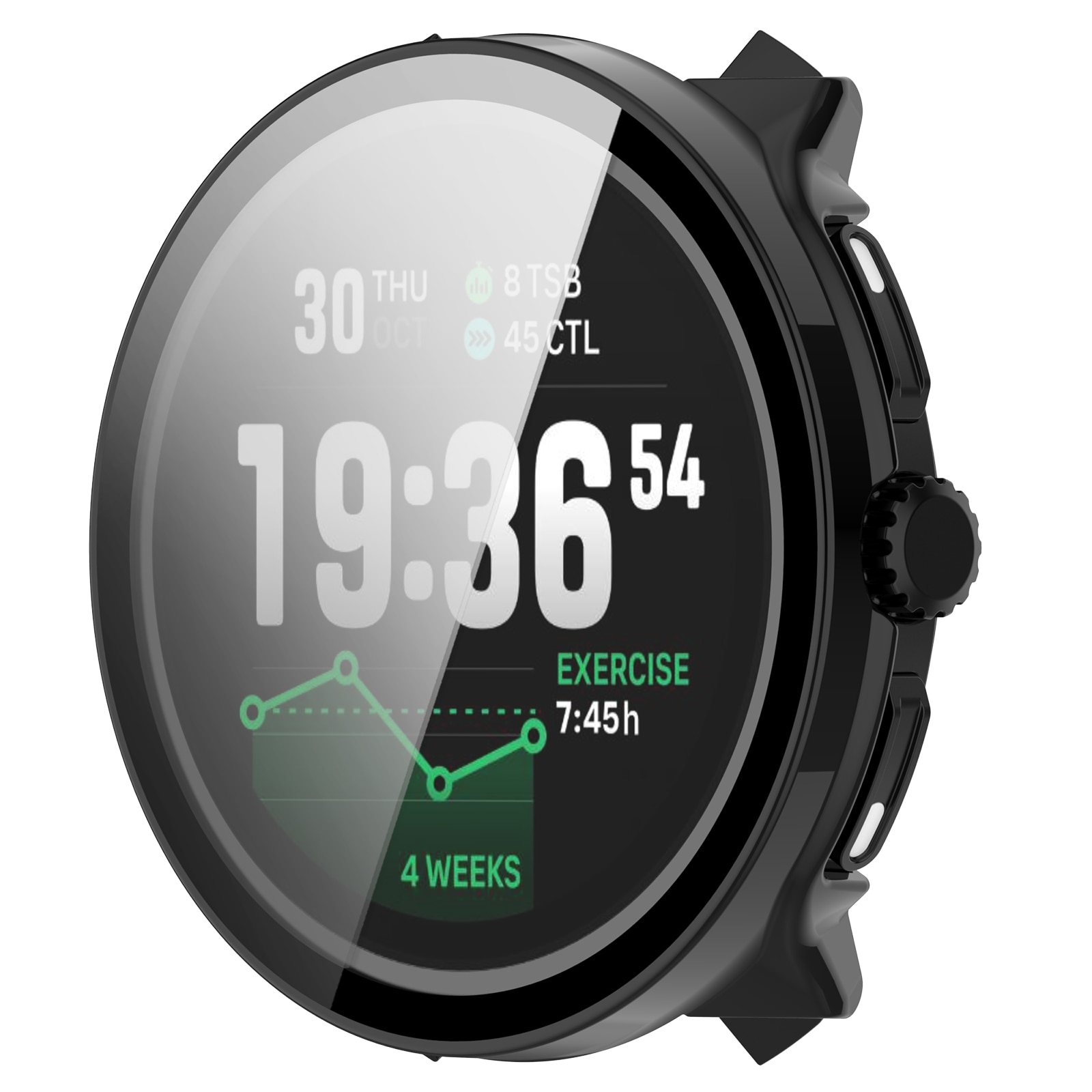 Full Cover Case Suunto Race 2 Zwart