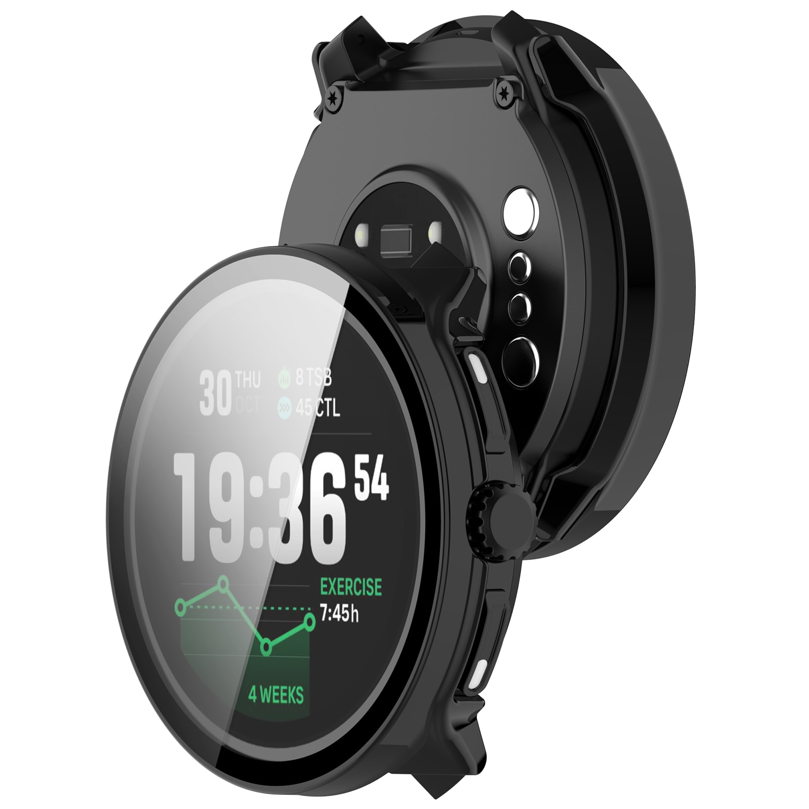 Full Cover Case Suunto Race 2 Zwart