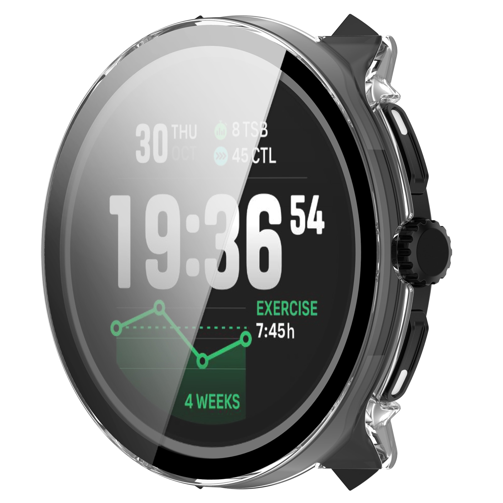 Full Cover Case Suunto Race 2 Transparant