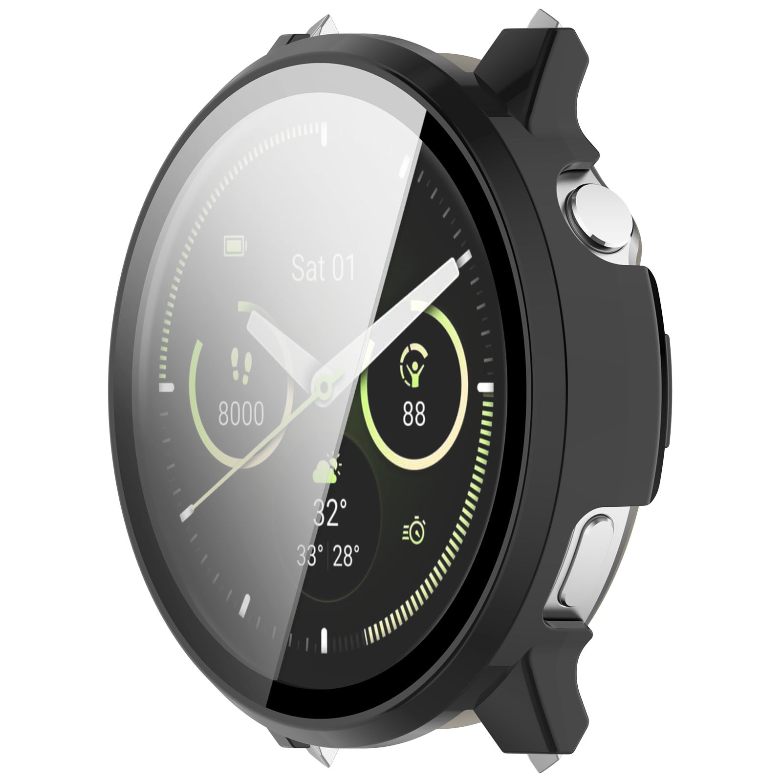 Full Cover Case Garmin Venu 4 45mm Zwart