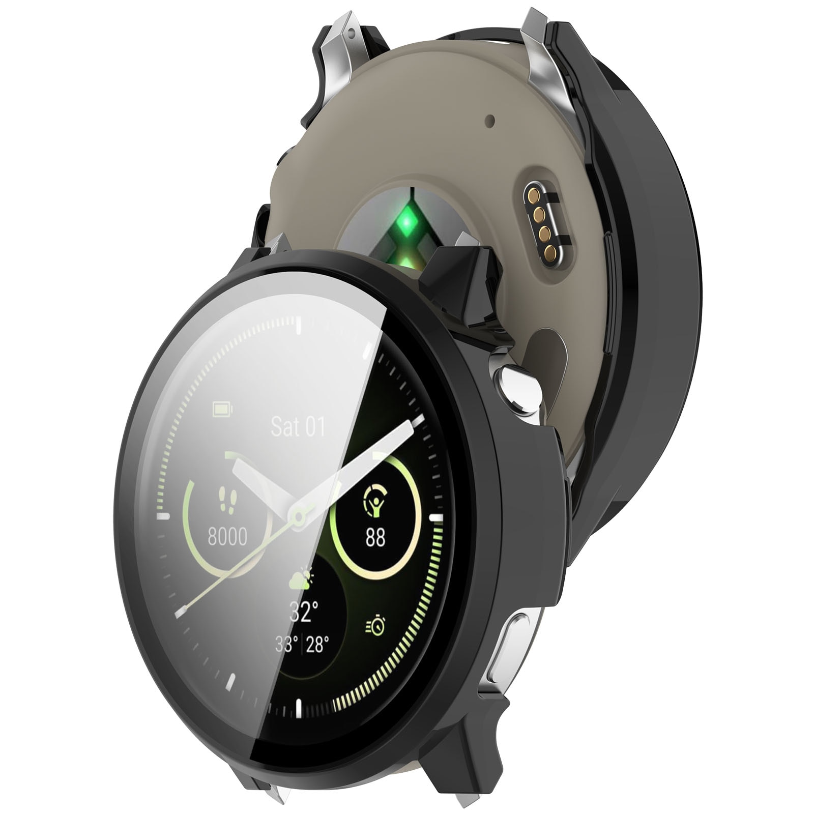 Full Cover Case Garmin Venu 4 45mm Zwart