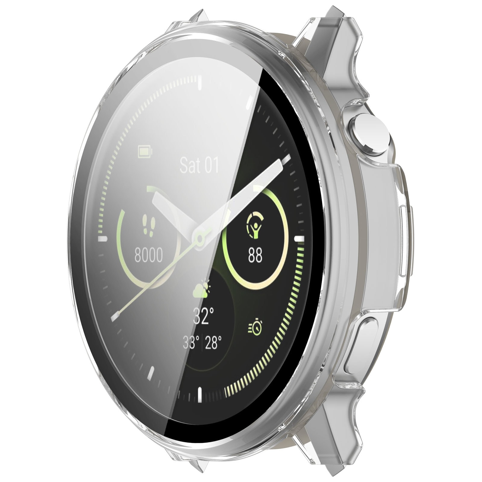 Full Cover Case Garmin Venu 4 45mm Transparant