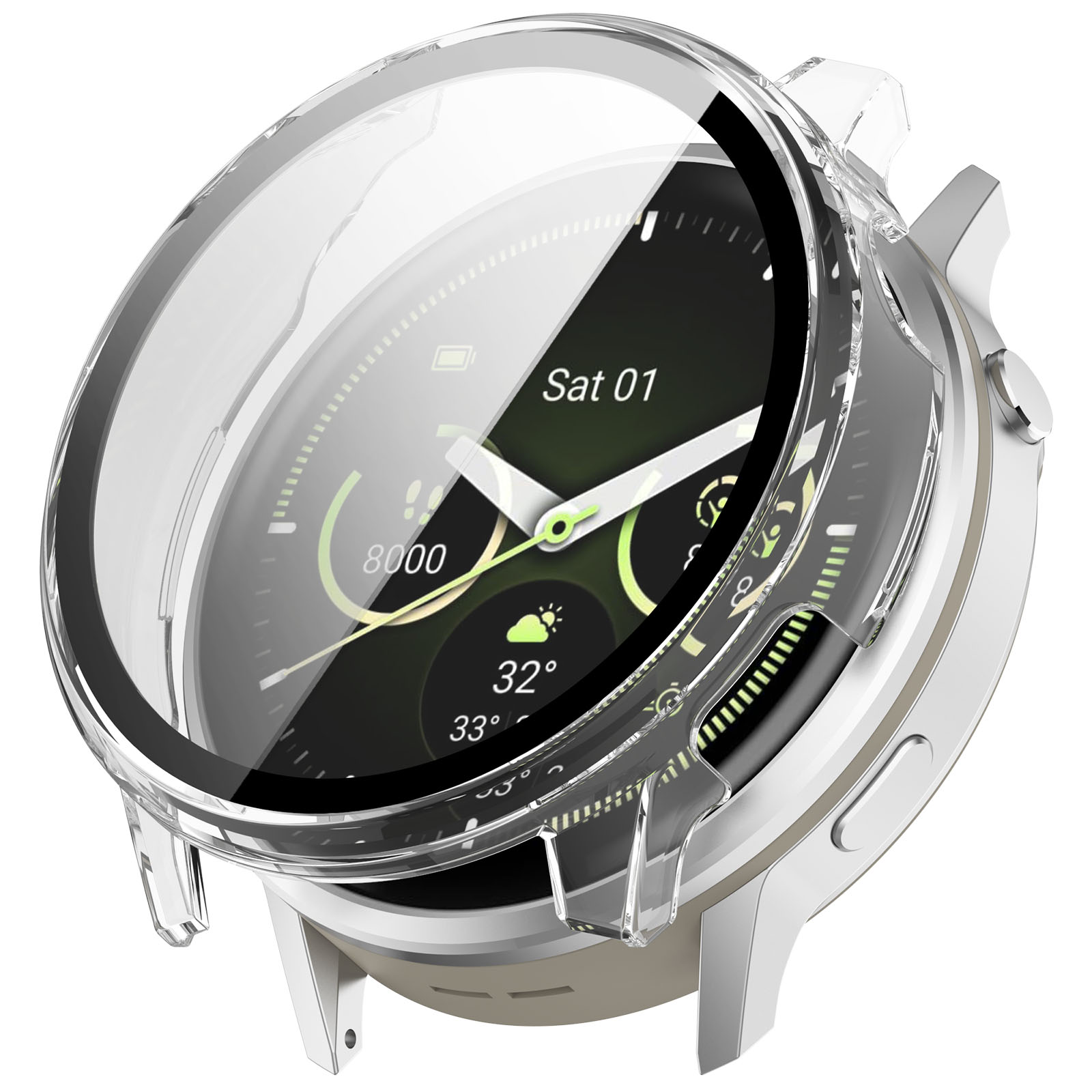 Full Cover Case Garmin Venu 4 41mm Transparant