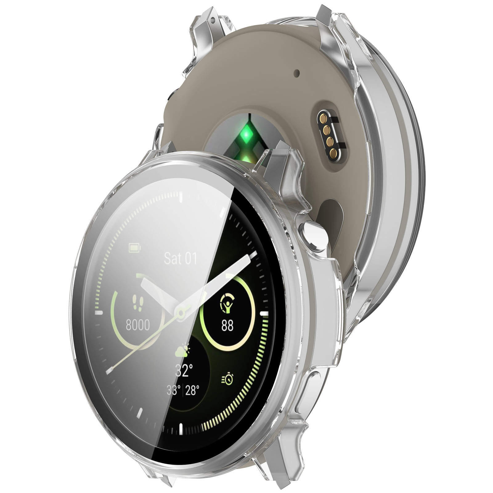 Full Cover Case Garmin Venu 4 41mm Transparant