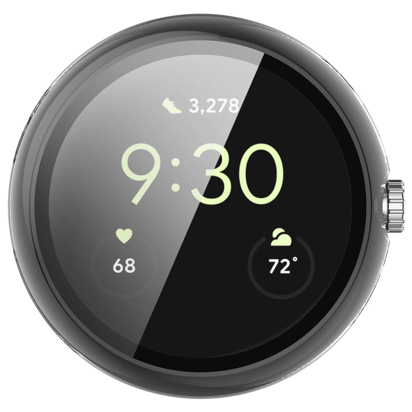 Full Cover Case Google Pixel Watch 4 41mm Transparant