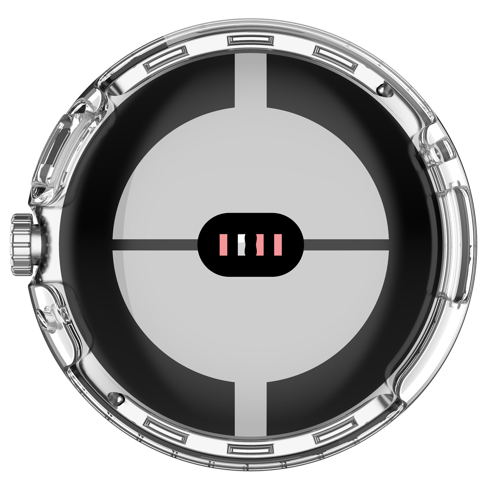 Full Cover Case Google Pixel Watch 4 45mm Transparant